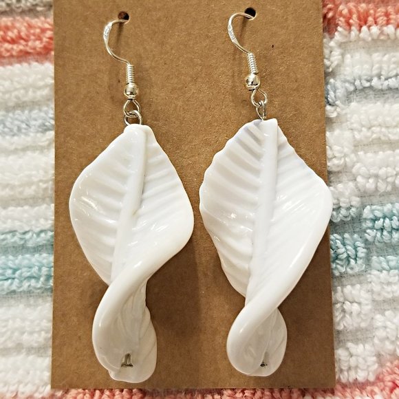 Leaf Earrings Handmade - Picture 3 of 3